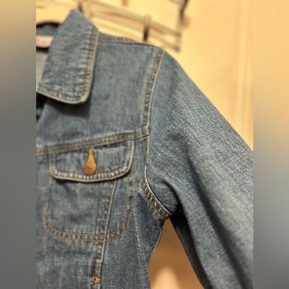 Vintage 90’s Bill Blass Denim Jean Jacket Classic trucker women’s MP blue Petite - Picture 11 of 15